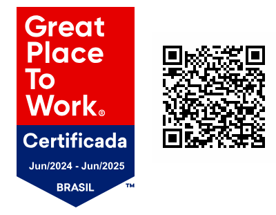 Selo Great Place to Work 2024, concedido à Positivo Tecnologia
